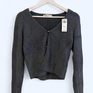 Abercrombie & Fitch Dark Gray Women's Cardigan